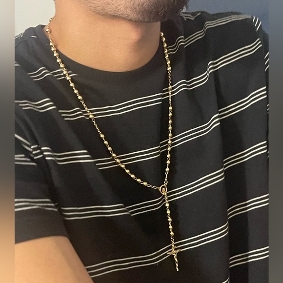 18k Gold Filled Rosary - Picture 6 of 7